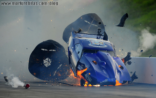 Illustration for article titled Here Are A Bunch Of Photos Of A Fiery NHRA Crash